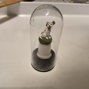 Disney Dalmatian Figurine with Black and White Accents